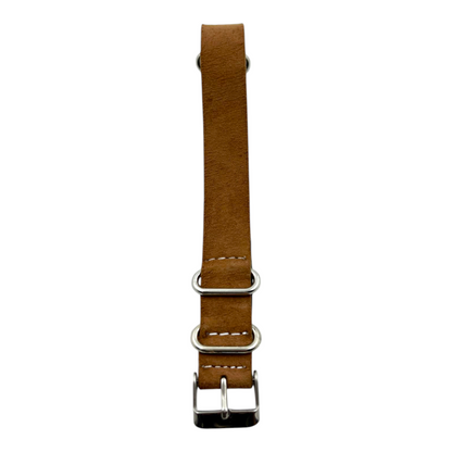 [18 mm] Suede Nato Strap - Light Brown