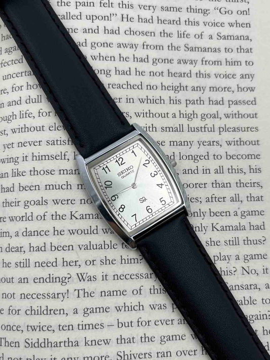 SEIKO TANK - Silver (Quartz - Mod)
