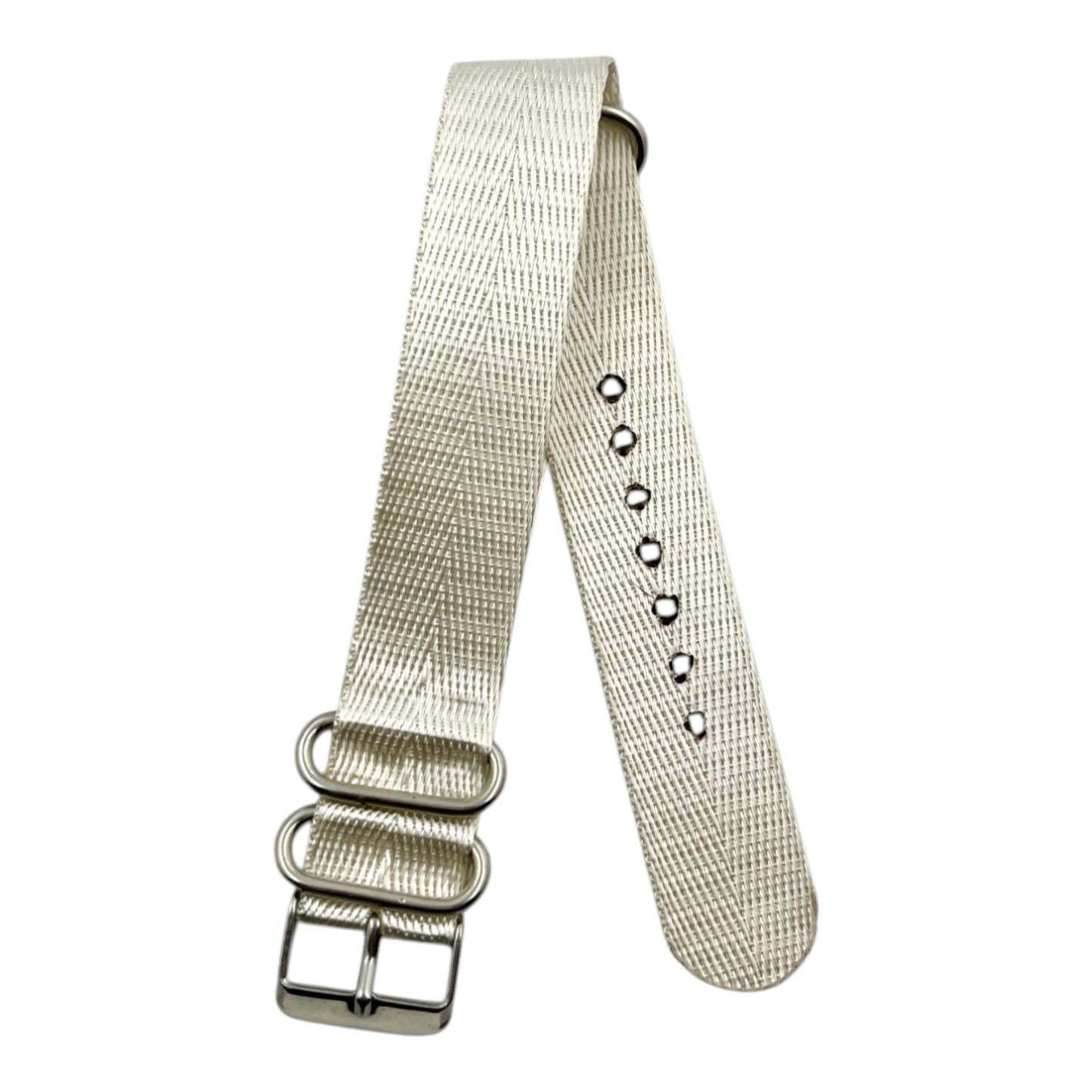 [20 mm] Nato Strap - Silky White