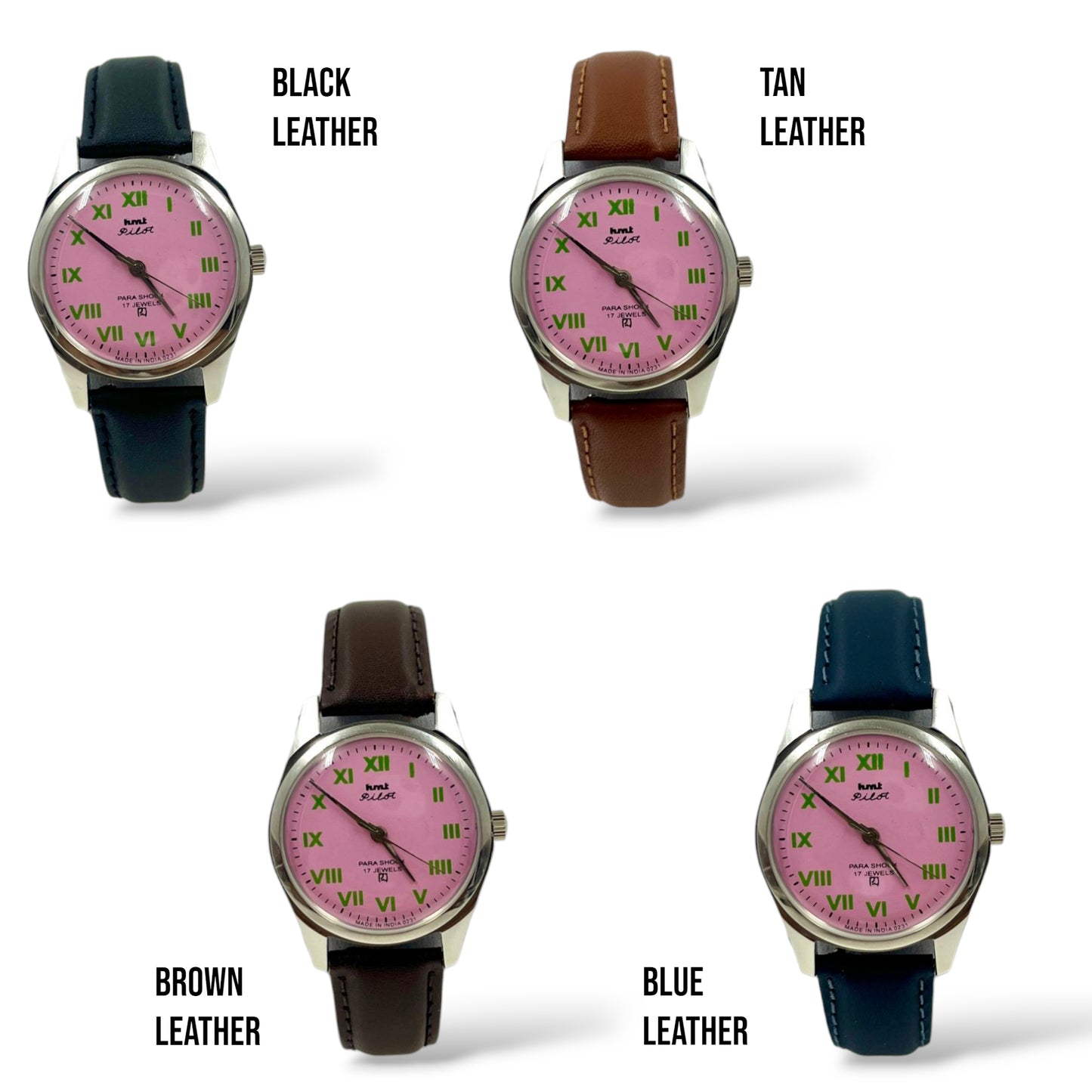 Pilot Roman - Pink - Watermelon (Mechanical Hand Winding)