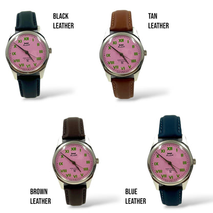 Pilot Roman - Pink - Watermelon (Mechanical Hand Winding)