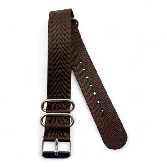 [20 mm] Nato Strap - Silky Brown