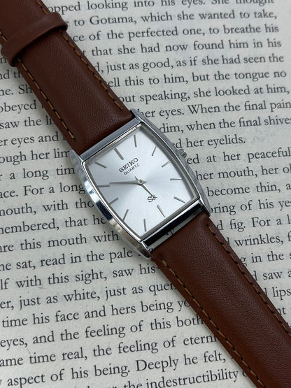 SEIKO TANK - Silver (Quartz - Mod)