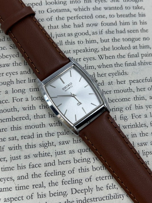 SEIKO TANK - Silver (Quartz - Mod)