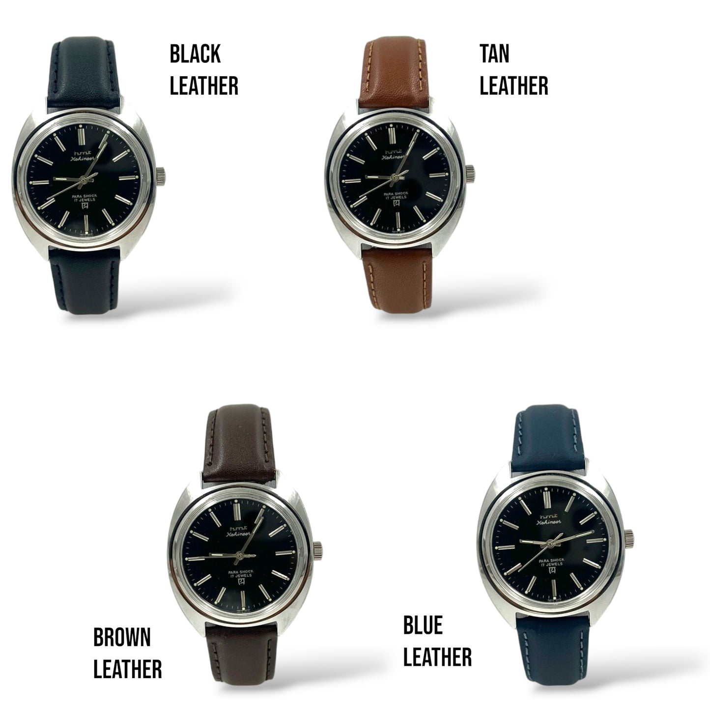 HMT Kohinoor - Black (Mechanical Hand Winding)