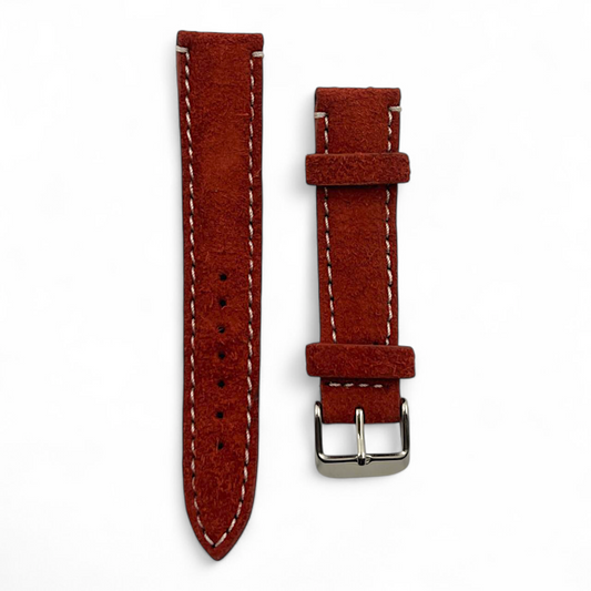 [18 mm] Suede Strap - Orange