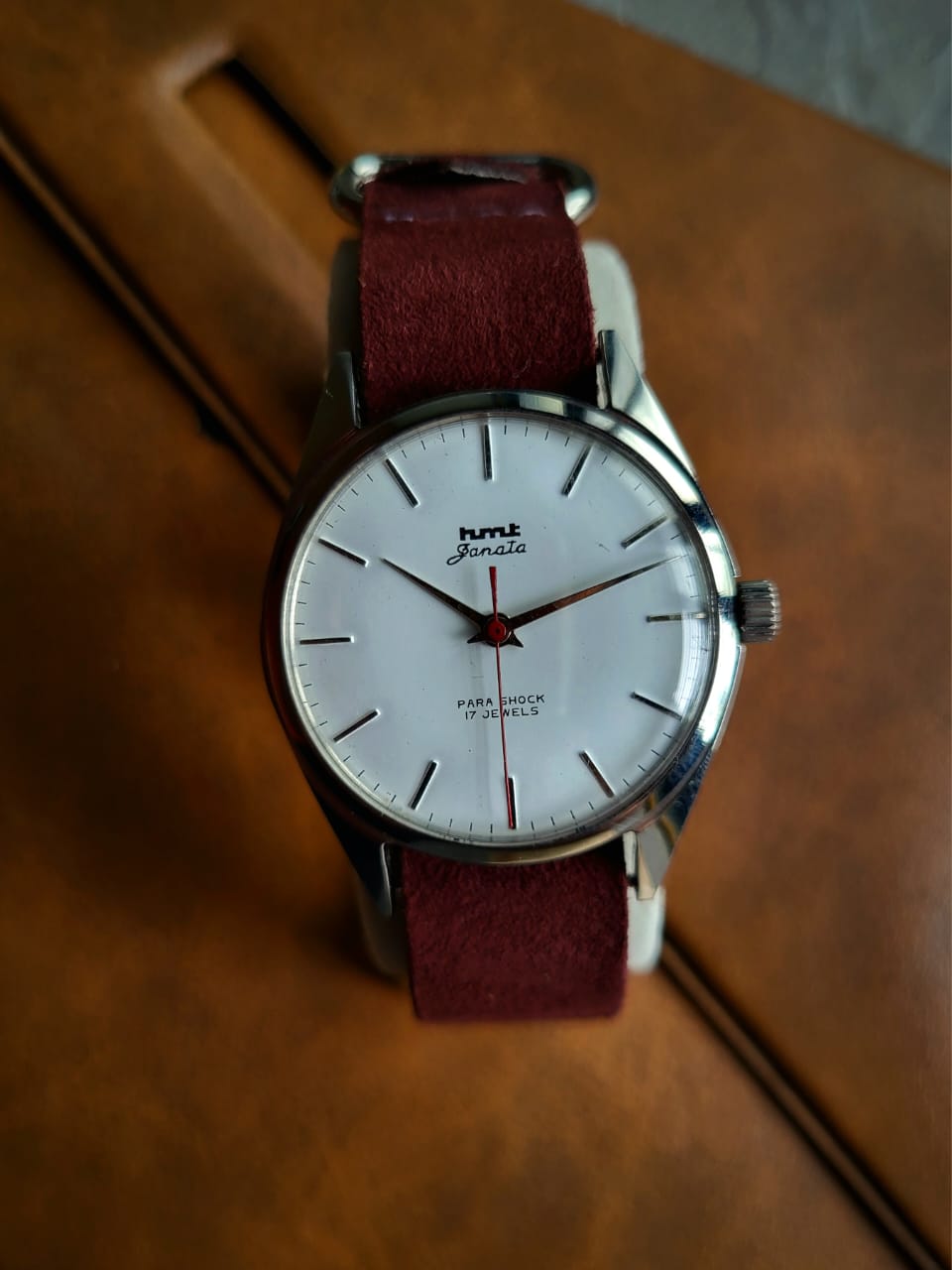 [18 mm] Suede Nato Strap - Green