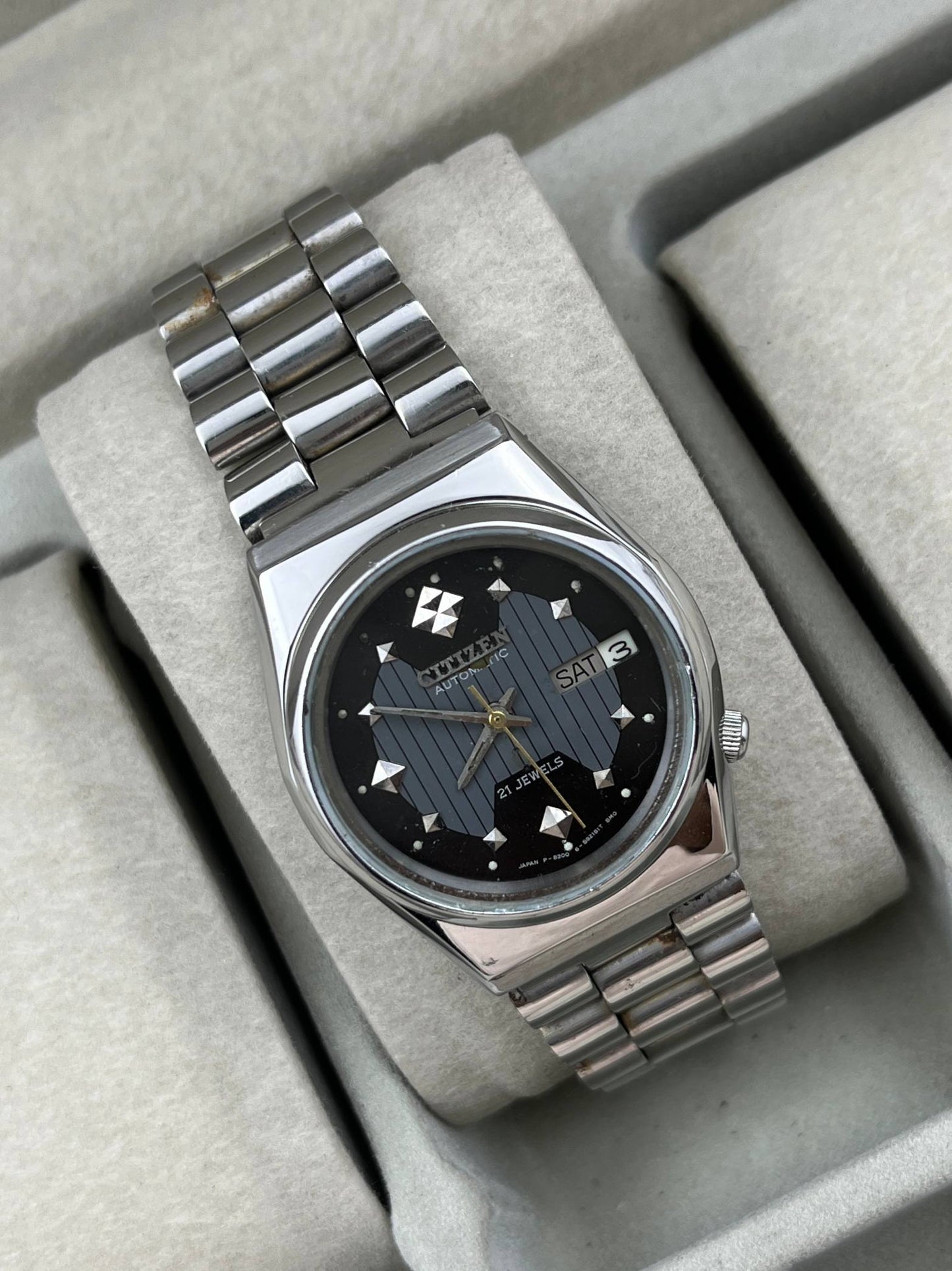 Vintage Citizen Auto Black (Small Size)