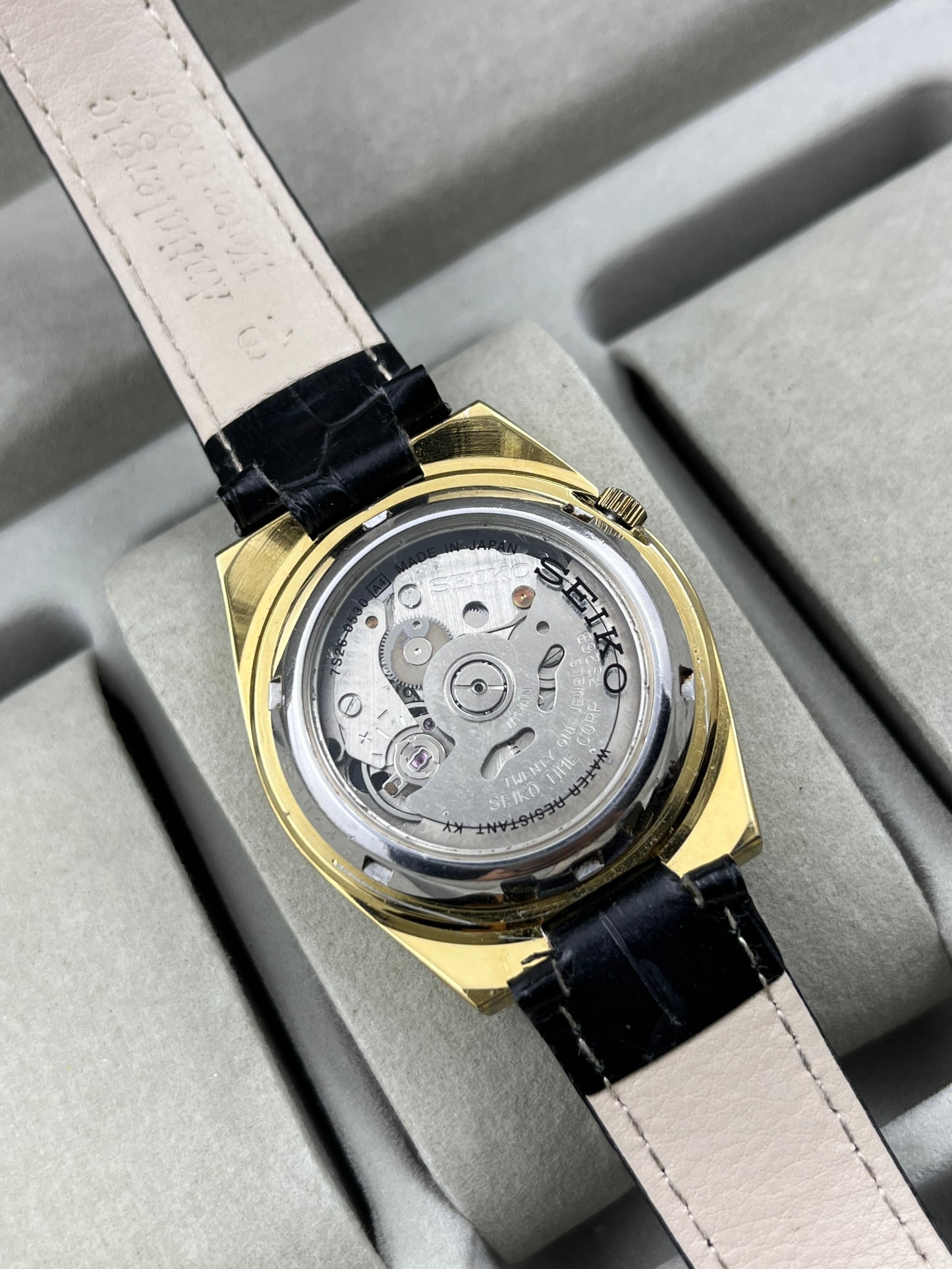 Seiko 5 Automatic Black & Gold SNXM20J5