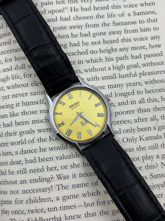 SEIKO Round - Yellow (Quartz - Mod)