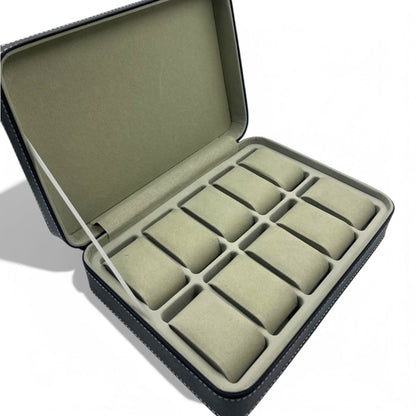[10 Slot] Zip Watch Box / Organiser - Premium