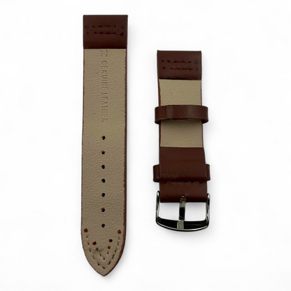 [20 mm] Vintage Anti Allergic Leather - Brown