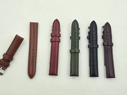 [22 mm] Dotted Leather - Latte Brown