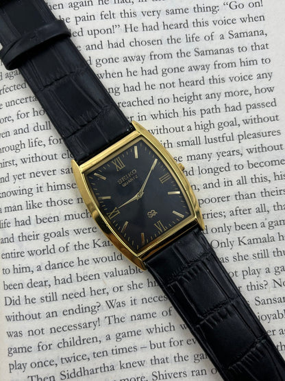 SEIKO TANK - Black (Quartz - Mod)