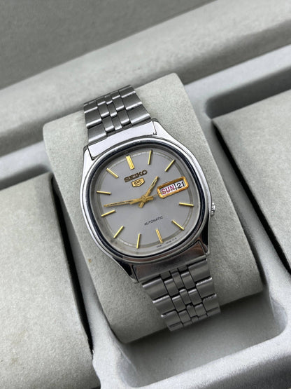 Vintage Seiko 5 Silver Oval (Cal 6309)