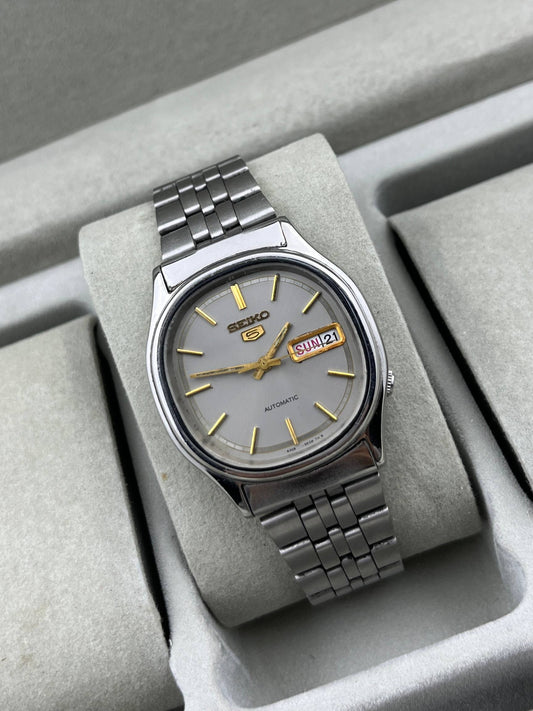 Vintage Seiko 5 Silver Oval (Cal 6309)