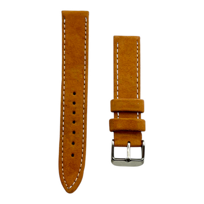 [18 mm] Suede Strap - Light brown