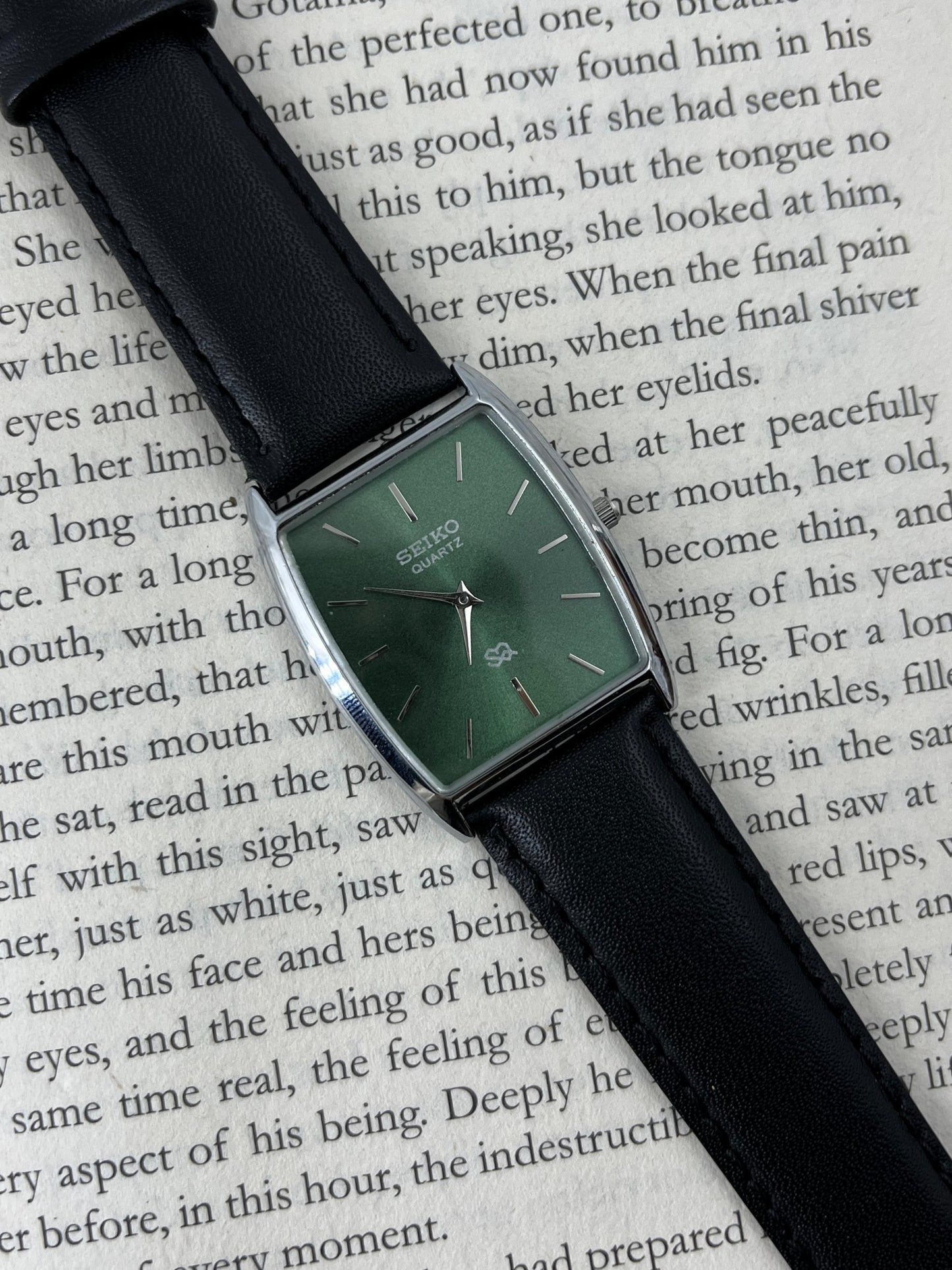 SEIKO TANK - Green (Quartz - Mod)