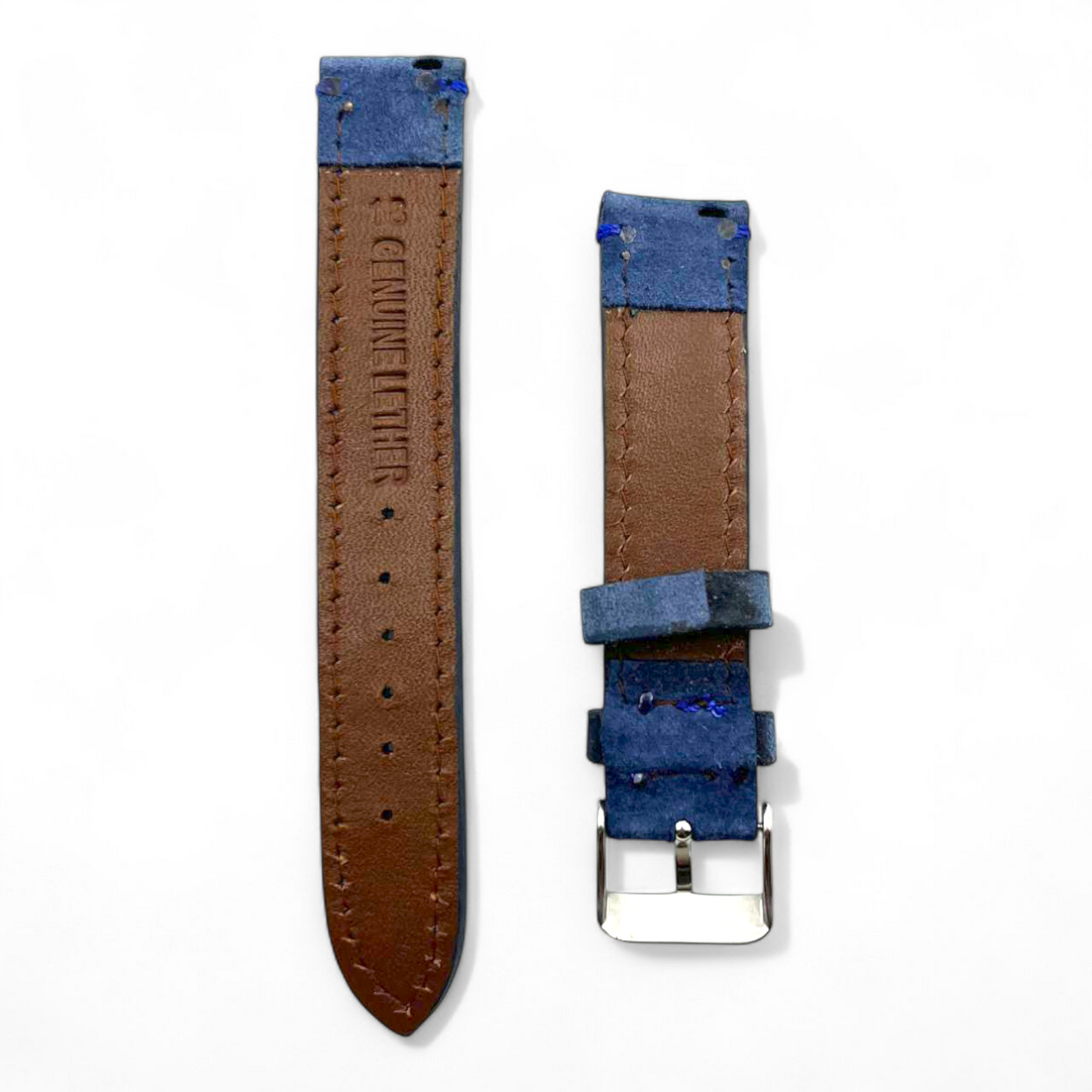 [18 mm] Suede Strap - Blue tone