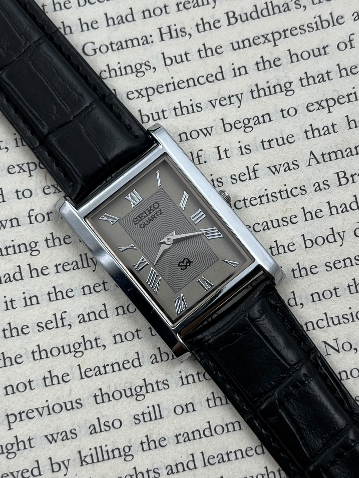 SEIKO TANK - Grey S (Quartz - Mod)