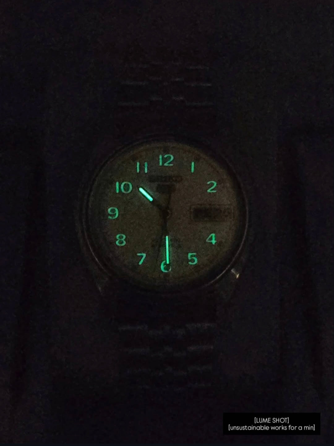 Vintage Seiko 7019 Army Style Military White