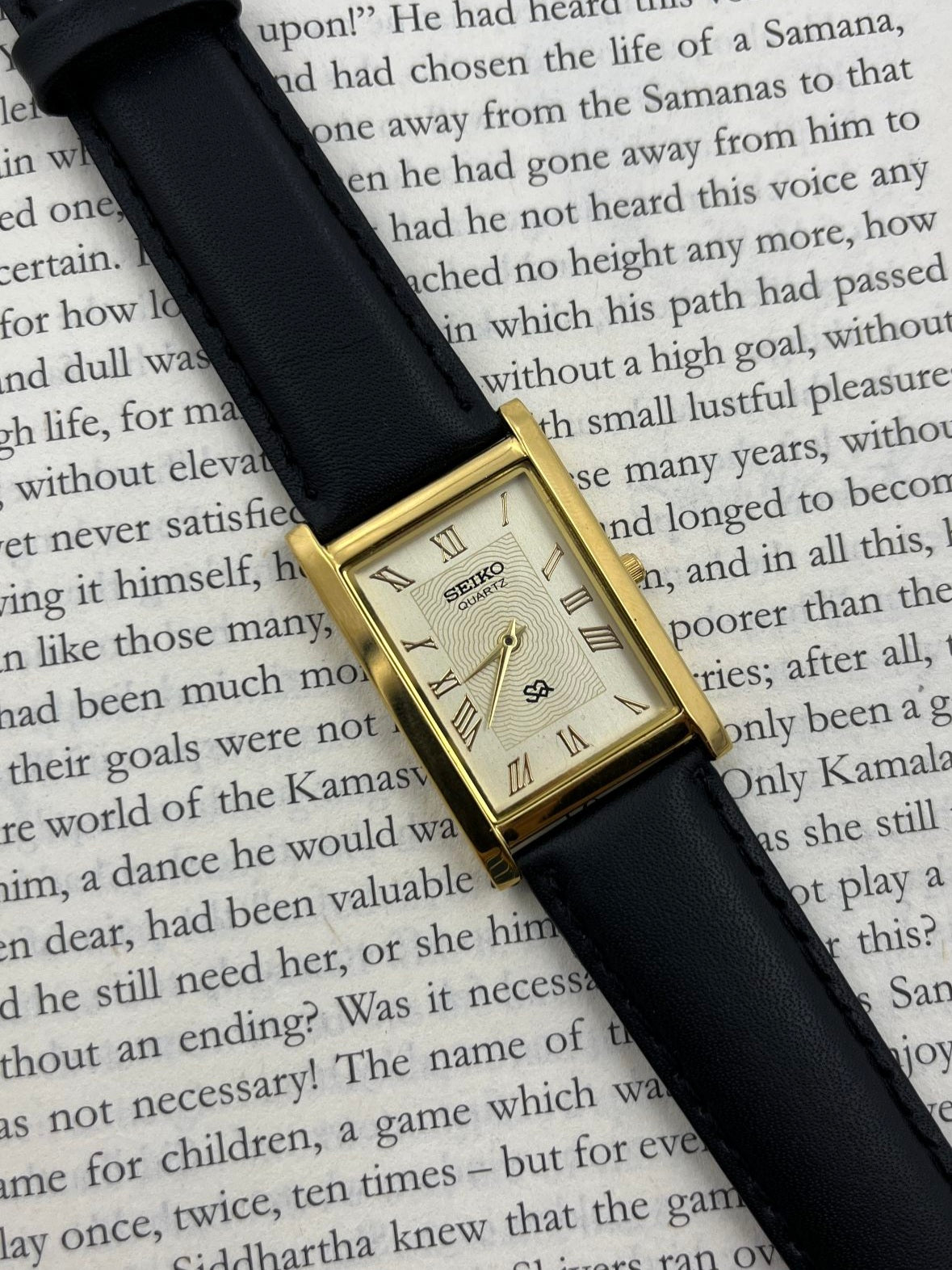 SEIKO TANK - Gold  (Quartz - Mod)