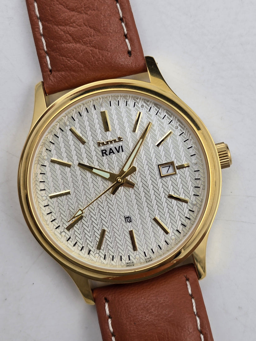 Hmt Ravi HMT RAVI WHITE Quartz (Before Launch) (Premium) – Watch It Move