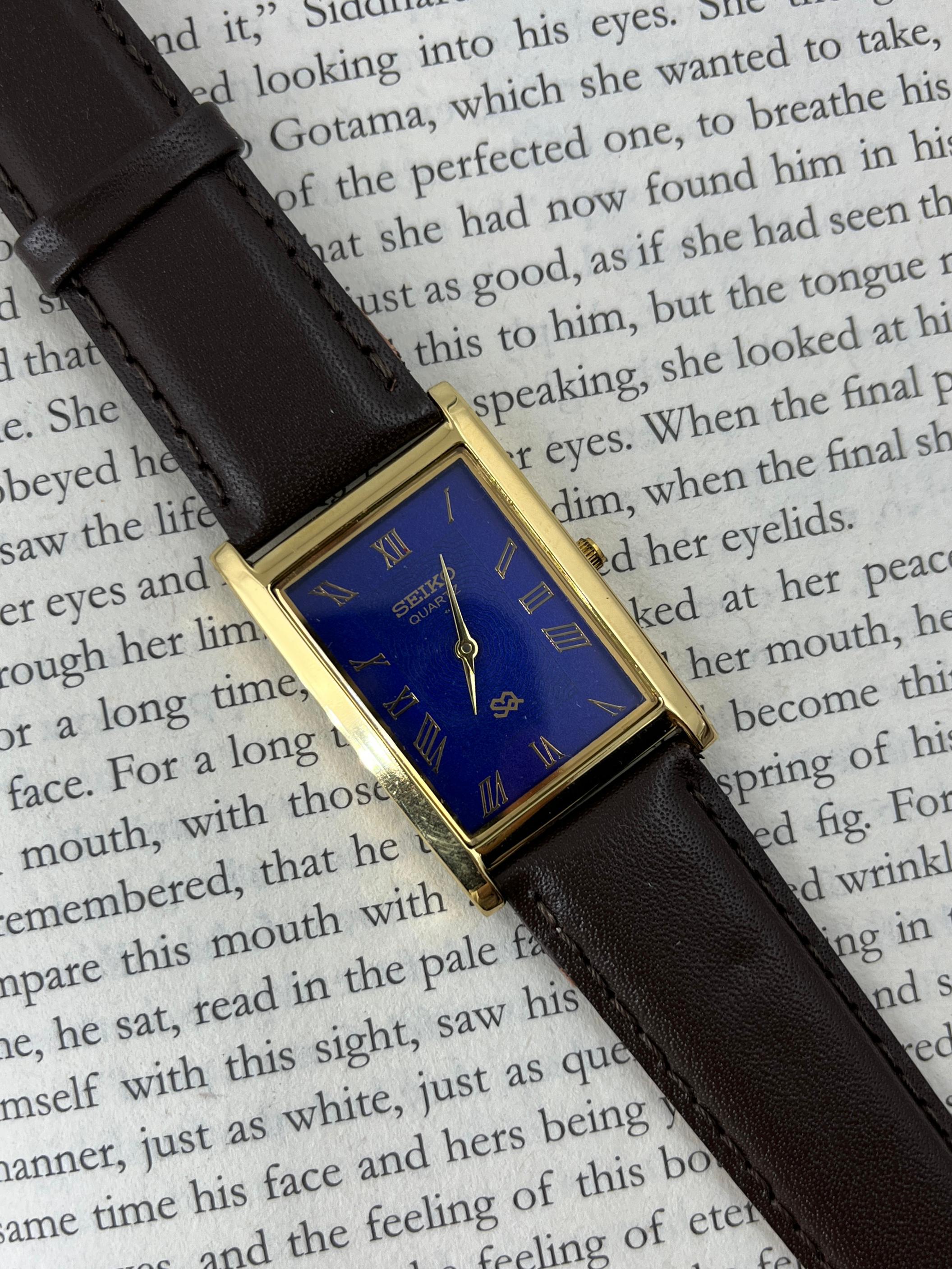 SEIKO TANK - Blue (Quartz - Mod) – Watch It Move