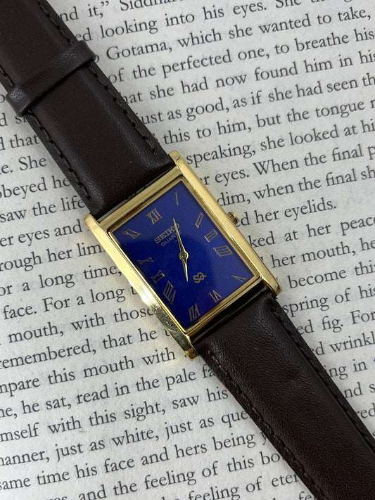 SEIKO TANK - Blue (Quartz - Mod)