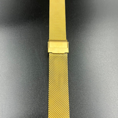 [18mm] Mesh Bracelet Chain - Golden Stainless Steel