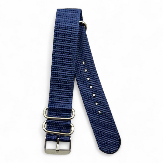 [20 mm] Nato Strap - Silky Navy Blue