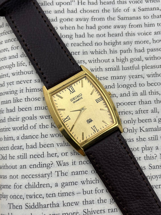 SEIKO TANK - Golden (Quartz - Mod)