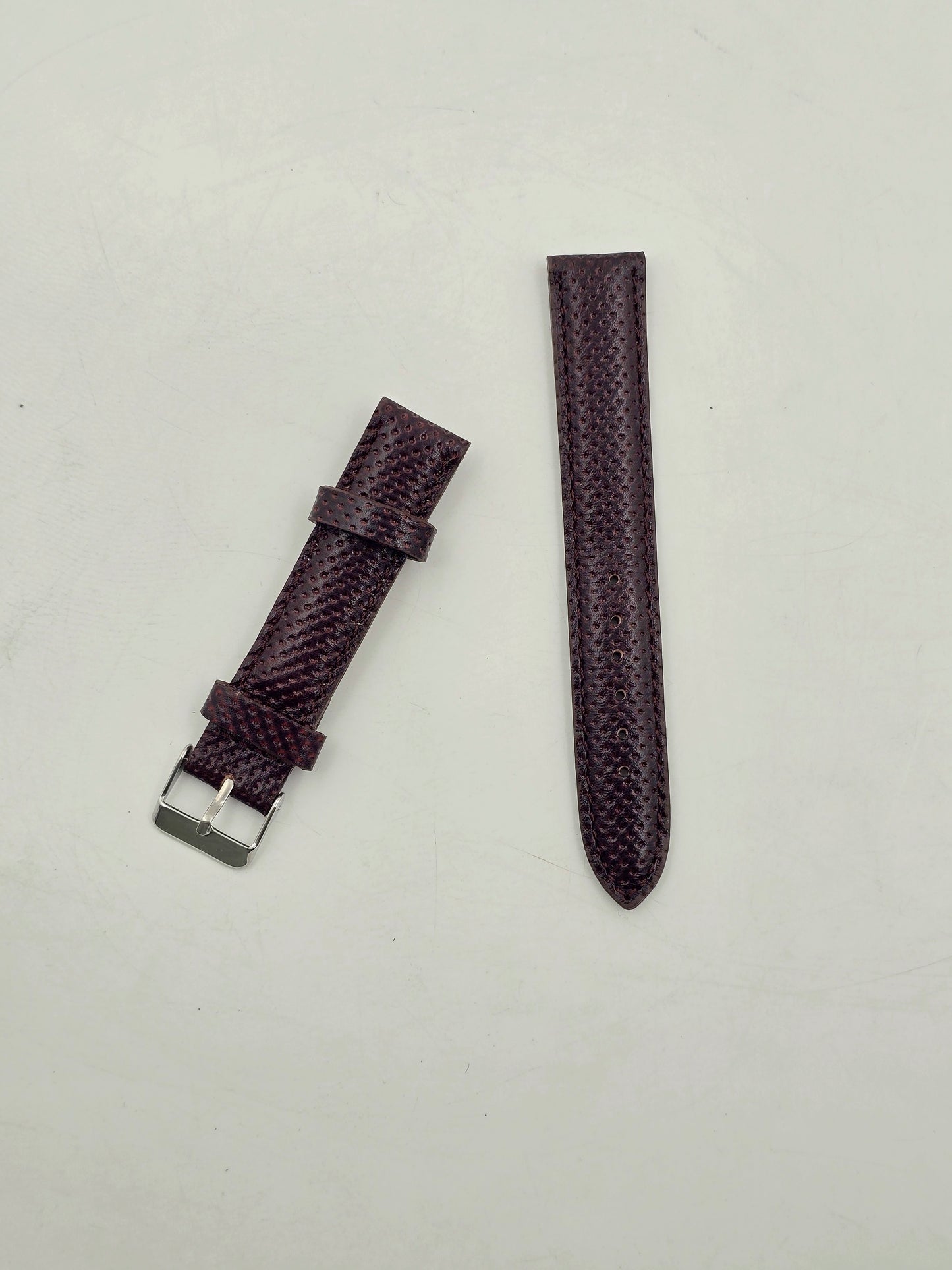 [20 mm] Dotted Leather - Roasted Brown