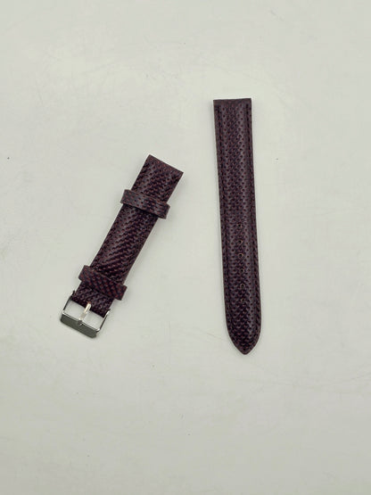 [20 mm] Dotted Leather - Roasted Brown