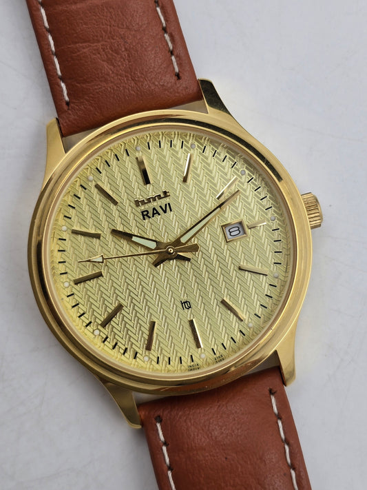 HMT RAVI GOLDEN Quartz (Before Launch)(Premium)