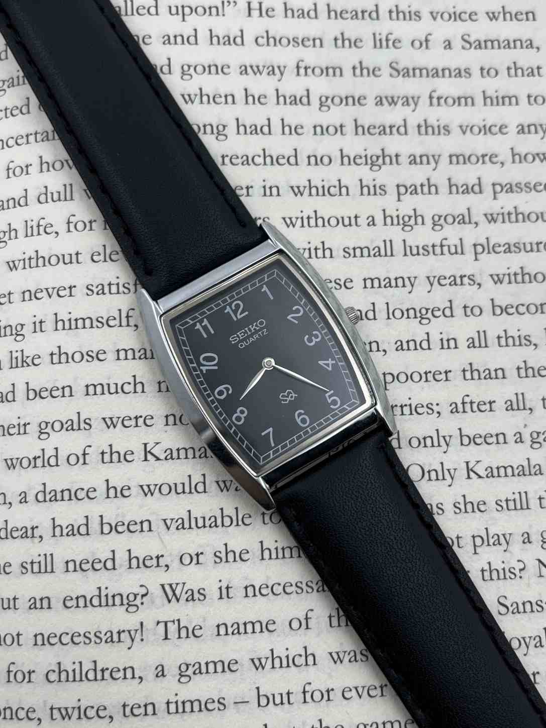 SEIKO TANK - Black (Quartz - Mod)