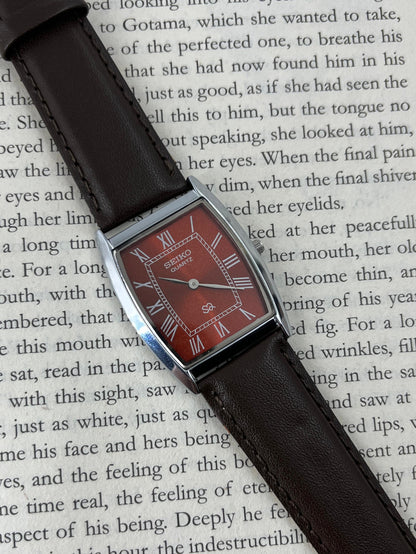 SEIKO TANK - Red (Quartz - Mod)