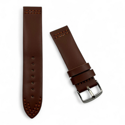 [20 mm] Vintage Anti Allergic Leather - Brown