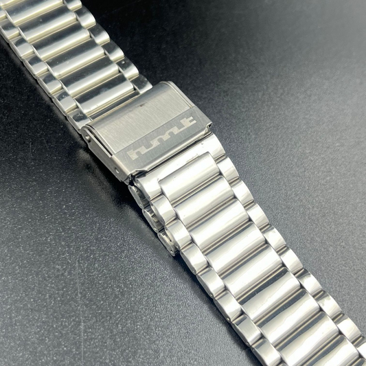 [18mm] Oyster Bracelet - Silver Stainless Steel (HMT)