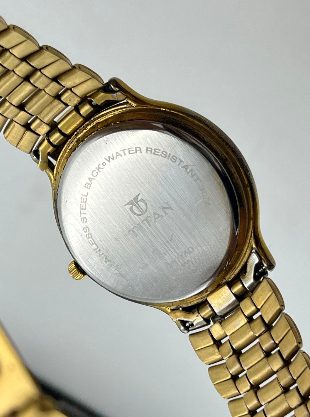 Vintage Titan Moonphase Glitter Dial