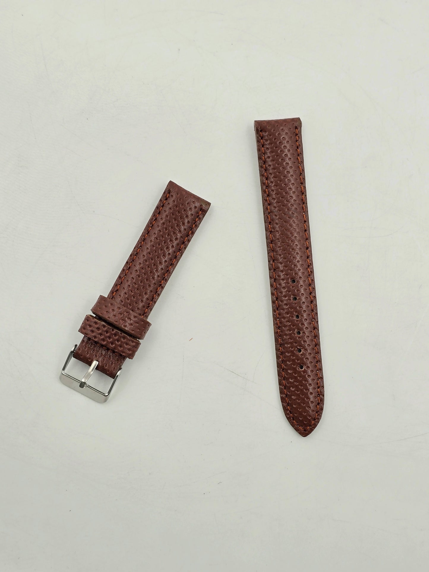 [22 mm] Dotted Leather - Latte Brown