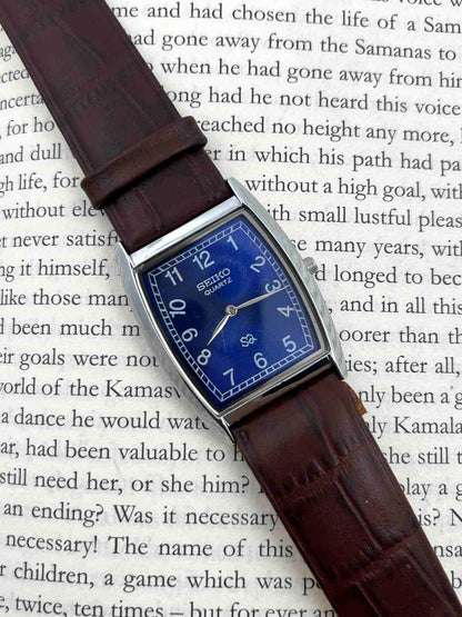 SEIKO TANK - Blue (Quartz - Mod)