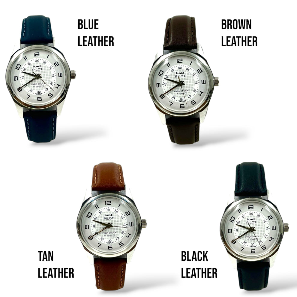 Pilot Racer - White (Mechanical Hand Winding) – Watch It Move