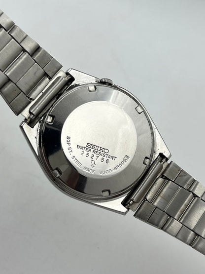 Vintage Seiko 5 Automatic Studs Silver(Cal 6309)