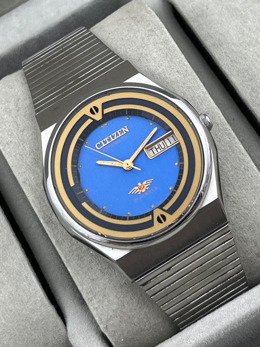 Vintage Citizen Auto Blue